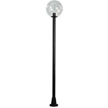 Farola de Exterior Albert con Esfera de Cristal, 75W E27, 935lm, Negro, IP44
