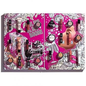 NYX Professional Makeup Calendario de Adviento de Maquillaje Diamonds and Ice, Please, 24 Productos, Incluye Maquillaje para Ojos, Labios y Rostro