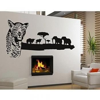 Barbara Rüff-Welker Vinilo Adhesivo no.BR222 African Wildlife, Color:Berenjena;Tamaño:122cm x 263cm
