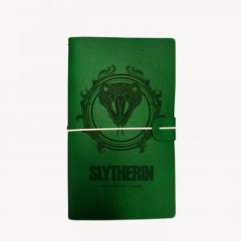 Cuaderno de viaje Harry Potter Slytherin con diseño exclusivo de la casa Slytherin