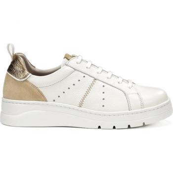 Fluchos Deportivo Urbano Piel Blanco-Bronce