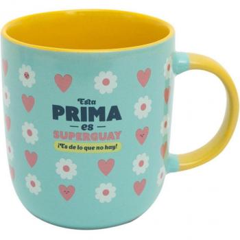 Taza Mr Wonderful Esta Prima es Superguay ¡Es de lo que no hay! 8x5x9 cm