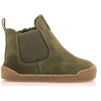 Botines de Niña MTNG Free Verde con Cierre de Cremallera y Puntera Redonda estilo Chelsea