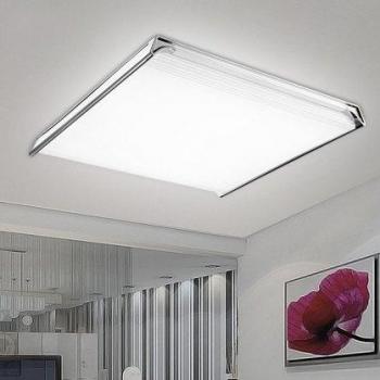 BBSLT Tritone 24W led lámpara luz salón lámpara iluminación minimalista moderna rectangular atmosférica iluminación de techo 540 * 500 * 60 mm temperatura de color de tres