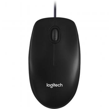 Logitech M100 Wired Mouse – Black