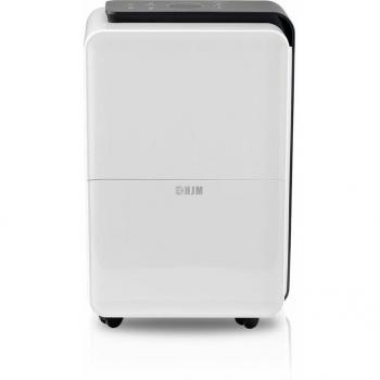 Deshumidificador HJM DHM30L, 30L/día, para superficies de 55-60 m², función secado de ropa, silencioso, depósito de 4L, filtro de aire, color blanco