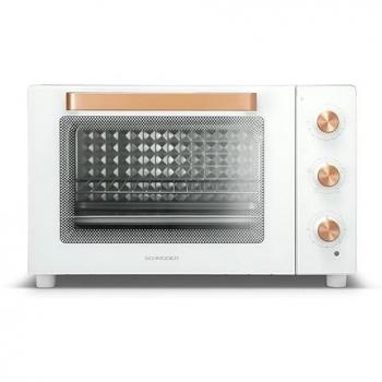 Horno eléctrico de sobremesa Schneider SCE2345CTWS, 45L, 1700W, Convección Tradicional, Temporizador, Termostato regulable, Blanco
