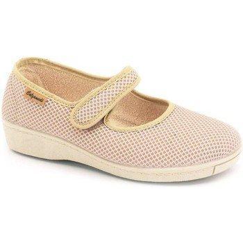 Bailarinas de Mujer CALZAMEDI BAILARINA COMODA DE TELA W BEIGE