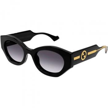 Gucci GG1553S Black Grey Sunglasses for Women, Size: 52 MM