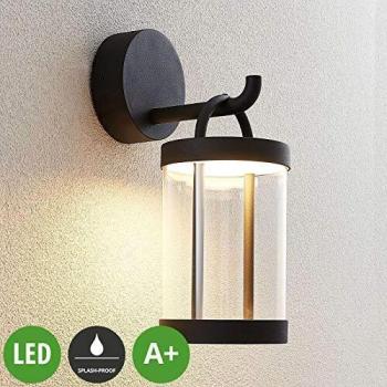 Aplique LED para exterior Lucande Caius