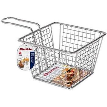 Quttin Cestita Gourmet Cuadrada, 12.5 x 12.5 x 8.5 cm, Metal, Multicolor, Talla Unica