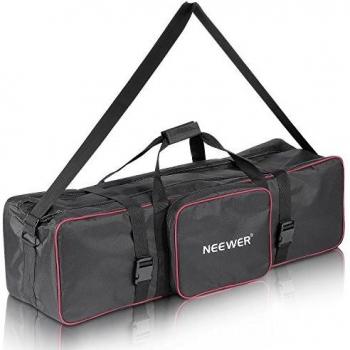 Neewer 30″x10″x10″/ 77cmx25cmx25cm Bolsa de Transporte de Alta Resistencia Luz de Estudio Trípodes Telones de Fondo Reflectores Paraguas Softbox y Kit de Iluminación de Flash Estroboscópico