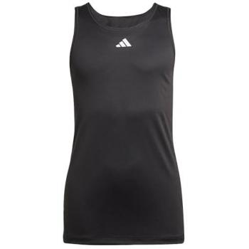 Adidas Camiseta Sin Mangas Club para Niñas, color negro, talla 13-14 años