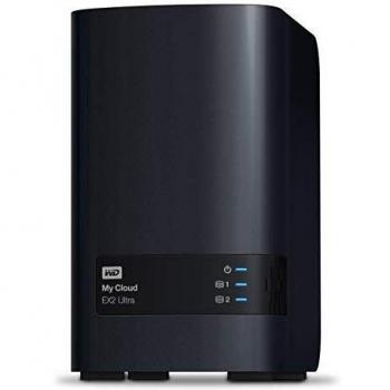 NAS Ext 6TB My Cloud EX2 Ultra LAN Negro Puesto de Trabajo