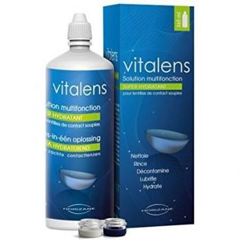 Vitalens Solución Multifuncional para Lentes de Contacto Blandas 100ml con Ácido Hialurónico