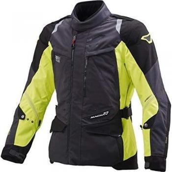 Chaqueta Hombre MACNA Ecuador Negro Gris Amarillo TAMAÑO Fluo XL
