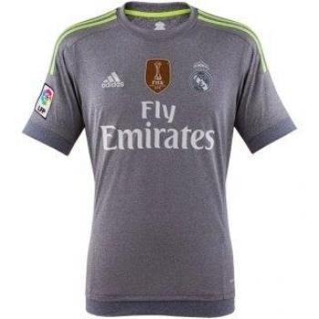 adidas Real A JSY YWC - Camiseta para niño, color gris / lima, talla 152