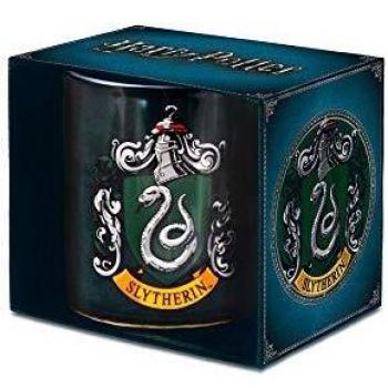Taza de Porcelana Harry Potter Slytherin Licencia Oficial 300 ml - Diseño Clásico