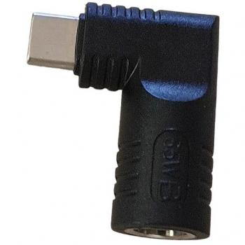 Cable de alimentación USB C a conector clásico 4.5*3.0 y 7.4*5.0, hasta 90W, color negro