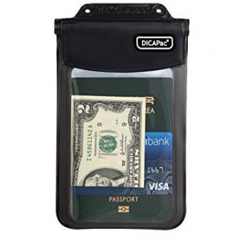DiCAPac Waterproof Bag Cover - Black, Big