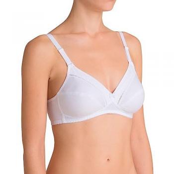 Sujetador Triumph Cotton Classic Stretch N 110 B Blanco, sujetador de mujer, algodón elástico, talla 110B, color blanco