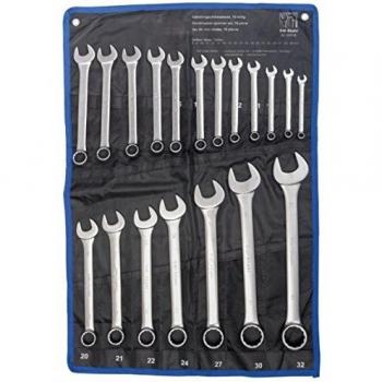 Kit de llaves combinadas poligonales y de boca 19 piezas, 8-32 mm, SW-Stahl 00919L
