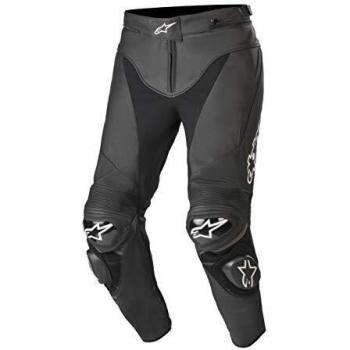 Alpinestars Track V2 Leather Motorcycle Pants - Black (Size 46)