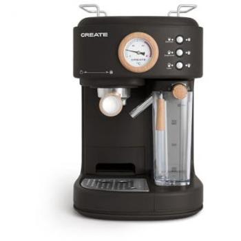 Cafetera Express Semiautomática 20 Bar Thera Retro Pro con Depósito de Leche y Capacidad de 1,5L