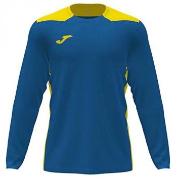 Camiseta de Manga Larga para Hombre Joma Championship VI Color Amarillo Real