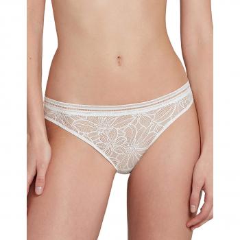 Lou 02272-011 Women's Andromede De Lou Ivory Solid Colour Lace Briefs Knickers Bikini Xlarge