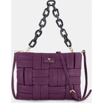 Pepe Moll - Bolso de hombro trenzado con asa de cadena