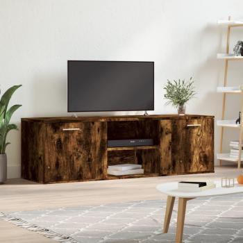 Mueble de TV madera de ingeniería roble ahumado 120x34x37 cm vidaXL