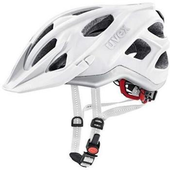 Uvex City Light Casco de Bicicleta, Adultos Unisex, White Mat, 52-57 cm
