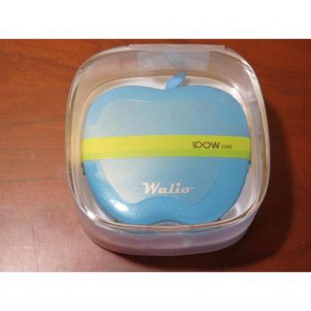 WALIO POWER BANK(Batería Externa) iPow 3200 Azul, 3200mAh, Cargador portátil universal para teléfono móvil smartphone y tablet. Dos salidas USB. Indicadores LED.