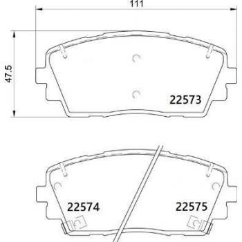 Pastillas de freno BREMBO P 30 115