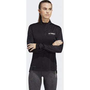 Camiseta de senderismo adidas Terrex Multi Half-Zip para mujer