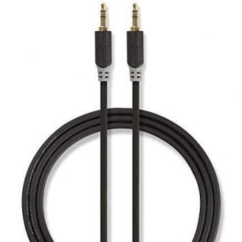 Cable de Audio Estéreo Nedis 3,5 mm - 3,5 mm 2,0 m Antracita