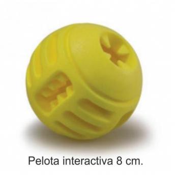 Pelota Interactiva para Perros con Huecos para Snacks de Arquivet