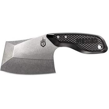 Gerber - Mini hacha Tri Tip Gerber, cuchillo de pesca, color plateado, diseño compacto y ligero, hoja afilada para cortes precisos, mango ergonómico para un mejor agarre
