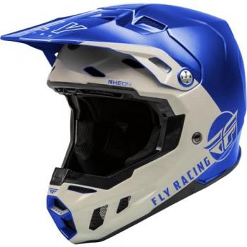 Casco de Cross FLY Racing Formula CC Azul-Gris 2023 para adultos (S)