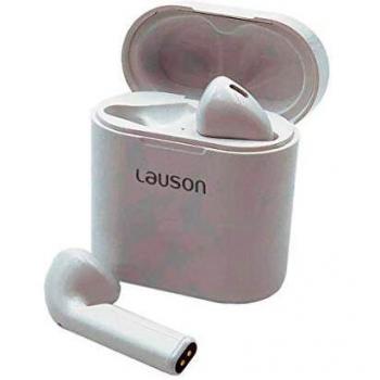 LAUSON-LM Auricular INALAMBRICO Twin TACTIL Bluetooth 5.0 EMPAREJAMIENTO AUTOMATICO Blanco