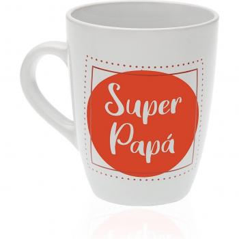 Taza Mug Versa Super Papá Gres 8,5 x 10 x 8,5 cm
