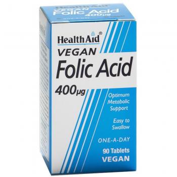 Health Aid Folic Acid 400mcg 90 Tablets