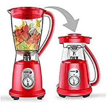 Fagor FLIP FG2030 Batidora De Vaso 600W Jarra Graduada 1.5L, 2 Velocidades + Pulso-4 Cuchillas De Acero Inoxidable, Sistema Easyclick, roja, 4+64GB