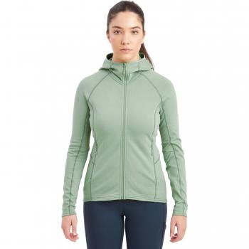 Montane Protium Women's Full-Zip Fleece Hoodie, Size 14, Color Pale Sage