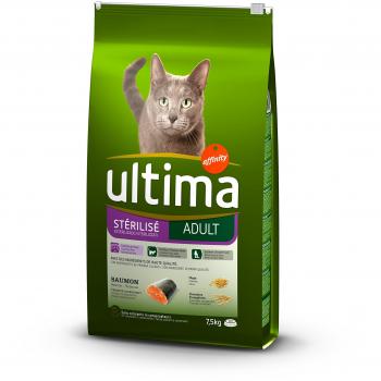 Ultima Pienso para gatos esterilizados adultos con salmón - 7.5 kg