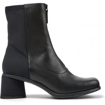 Camper Kiara Women's Black Leather Heeled Ankle Boots
