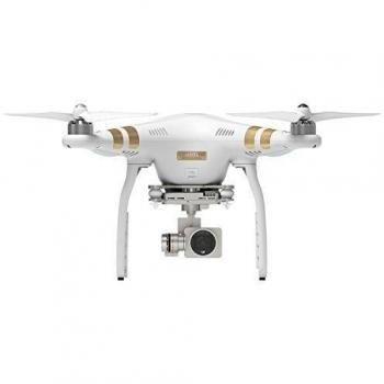 DJI Phantom 3 Dron Cuadrocóptero con Antena UAV Profesional con Videocámara Full HD Integrada de 4K - Blanco