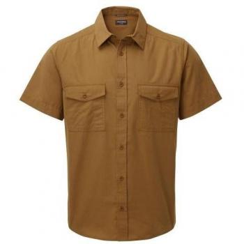 Camisa de manga corta Craghoppers Kiwi para hombre - Color gris oscuro - Talla 2XL