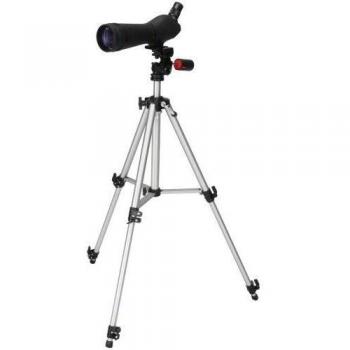 Praktica - Visor (20-60 x 70 mm) con trípode semiprofesional y rótula omnidireccional